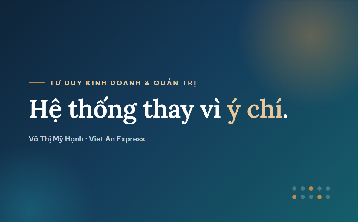 Vì sao seller giỏi vẫn kiệt sức — và lối thoát không nằm ở chăm chỉ hơn.